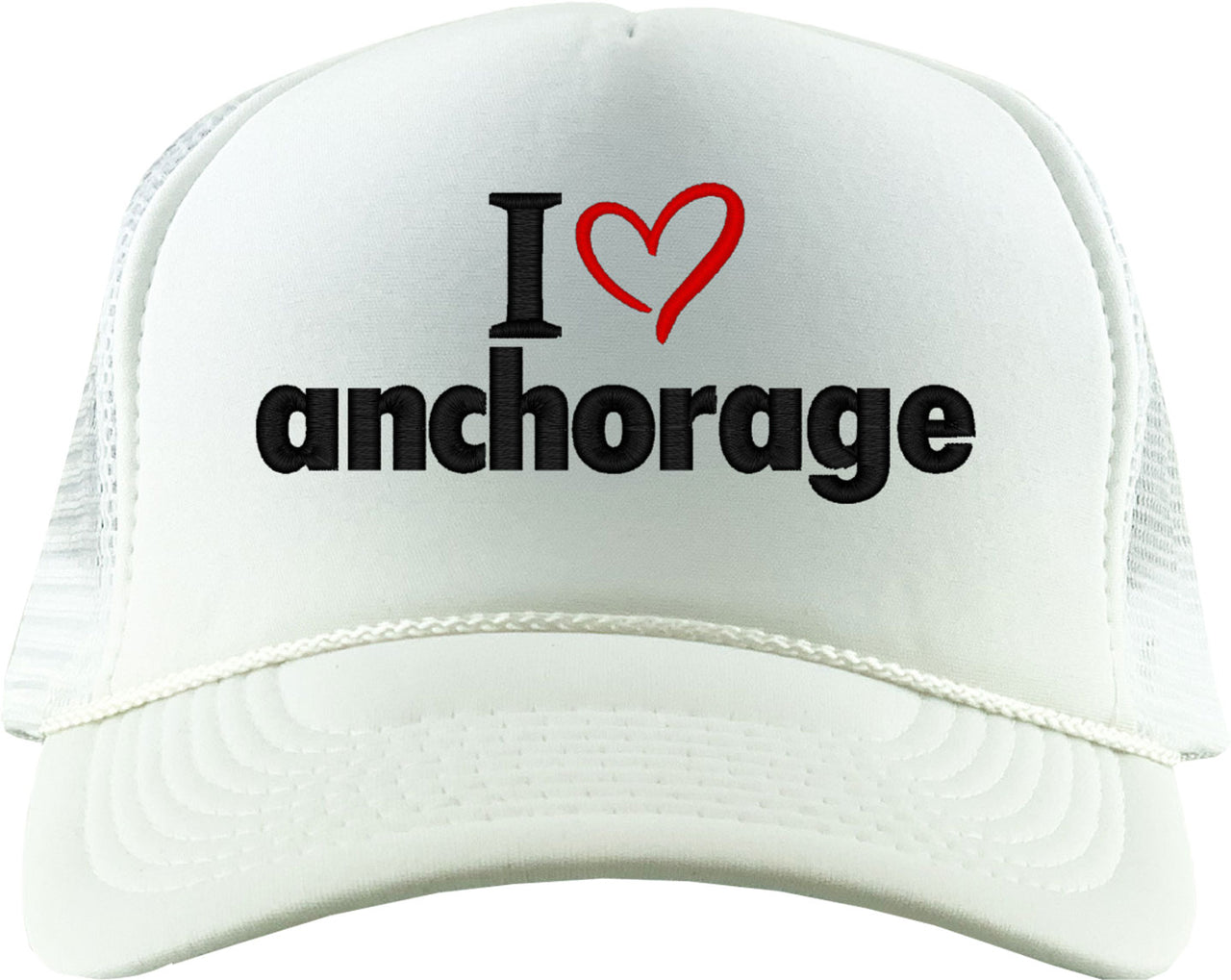 I Love Anchorage Foam Trucker Hat