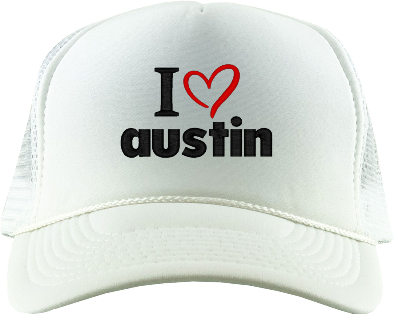 I Love Austin Foam Trucker Hat