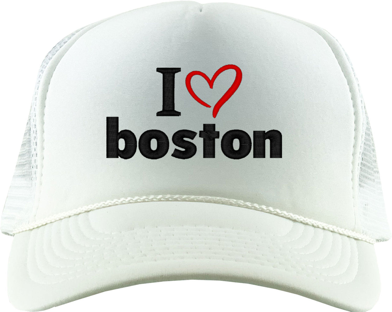 I Love Boston Foam Trucker Hat