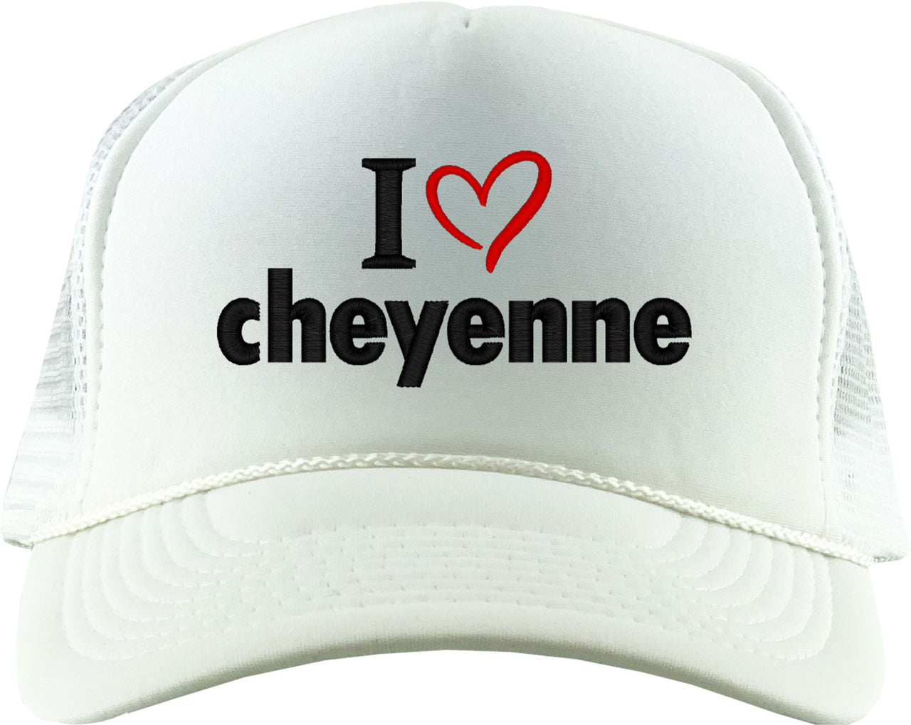 I Love Cheyenne Foam Trucker Hat