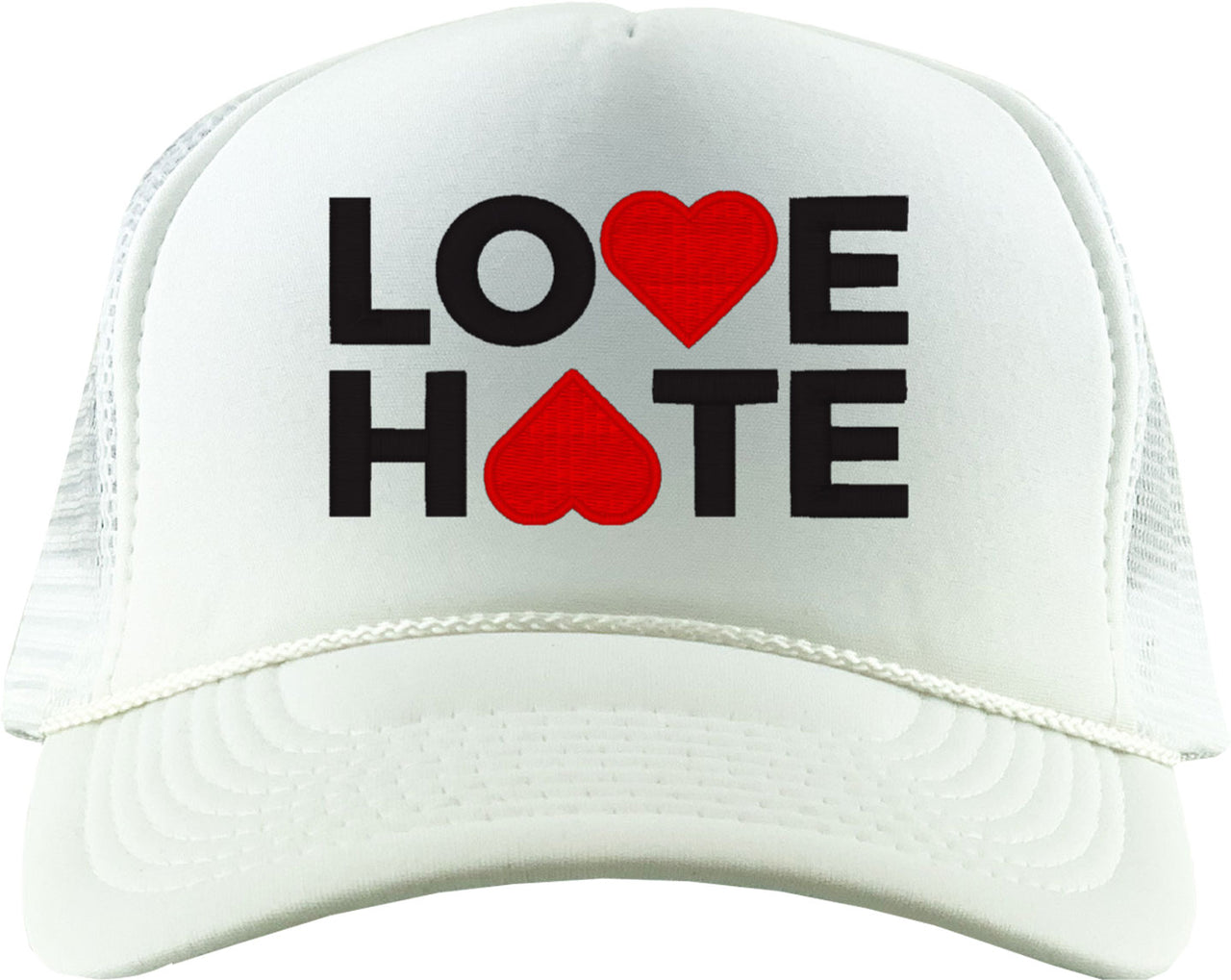 Love Hate Foam Trucker Hat