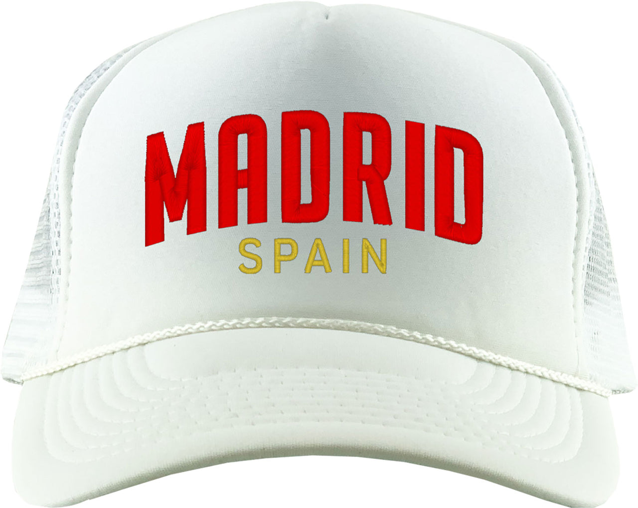 Madrid France Foam Trucker Hat