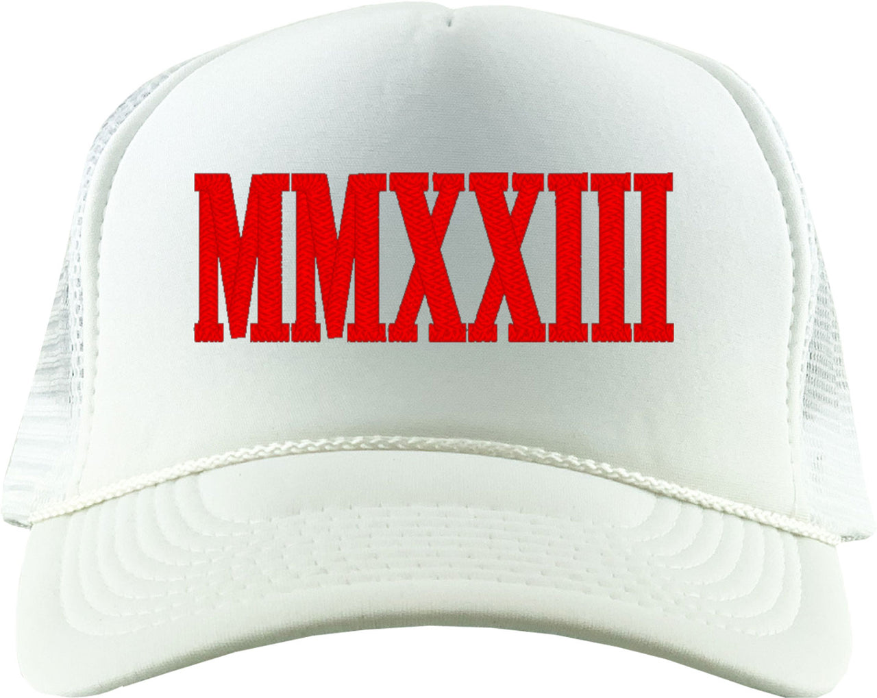 Roman Numeral MMXXIII 2023 Foam Trucker Hat