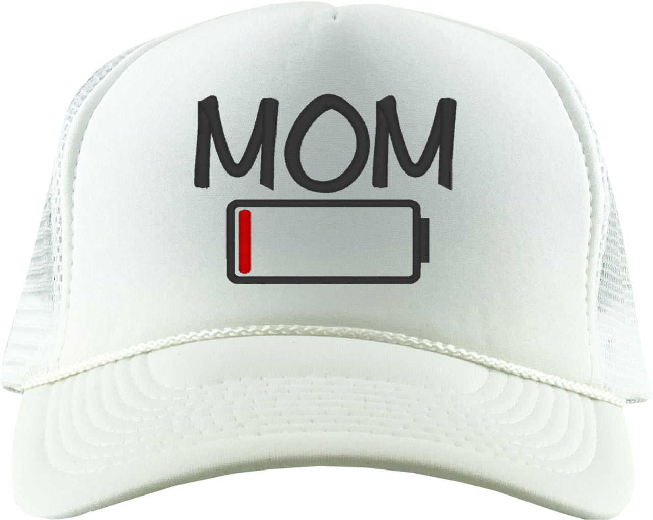 Mom Battery Charge Status Foam Trucker Hat