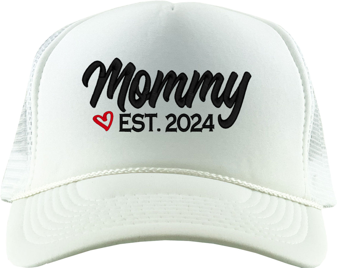 Mommy Established [Custom Year] Mother's Day Foam Trucker Hat