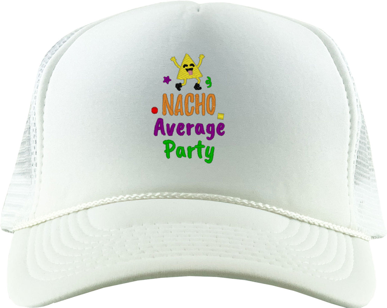 Mexico Symbols Nacho Average Party Foam Trucker Hat