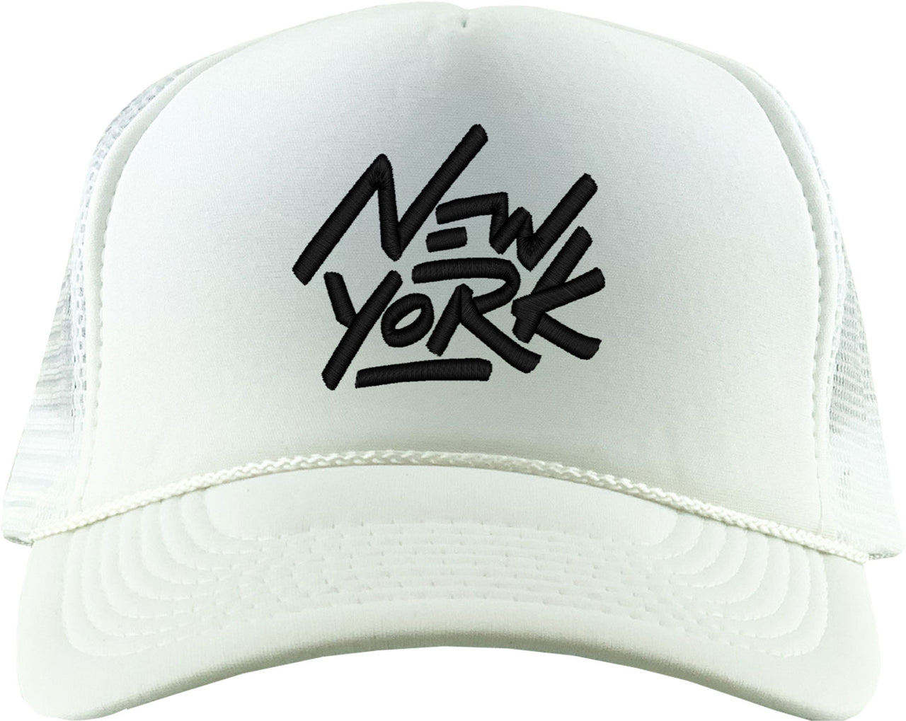 New York Typography Foam Trucker Hat