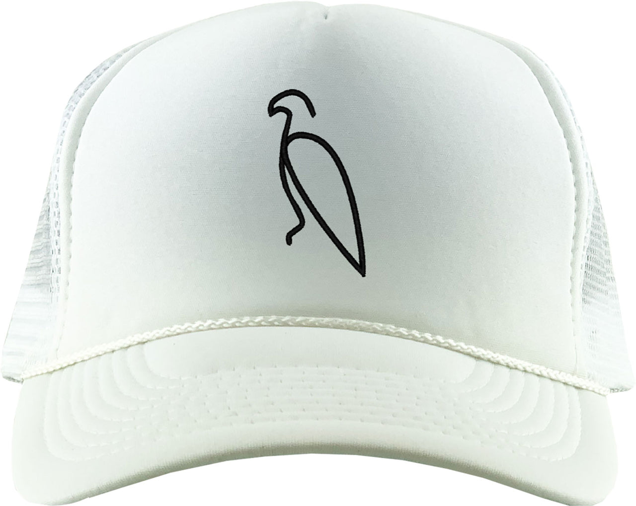 One Line Eagle Drawing Foam Trucker Hat