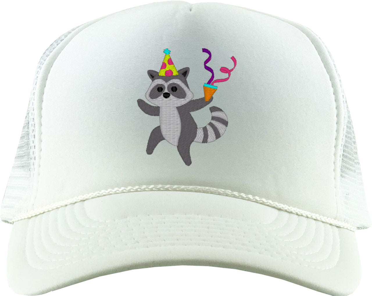Party Raccoon Foam Trucker Hat