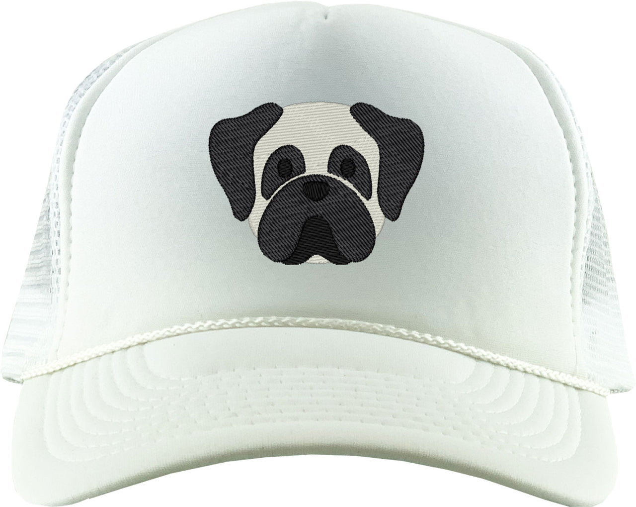 Pug Dog Face Foam Trucker Hat