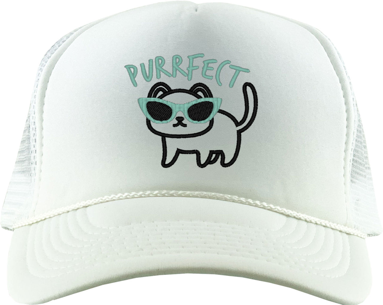 Purrfect Cute Cat Foam Trucker Hat