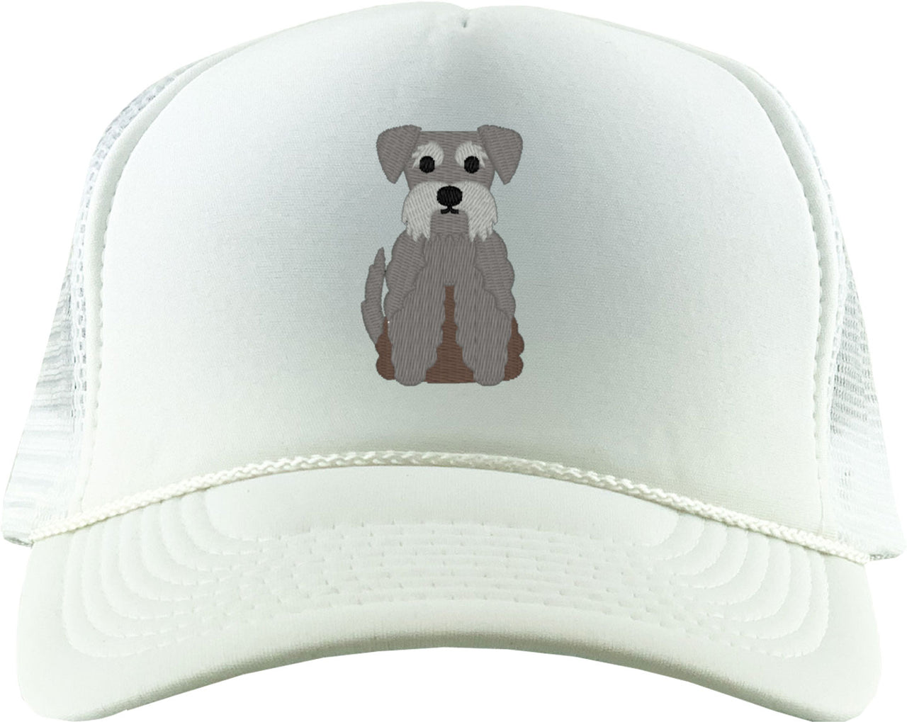 Schnauzer Dog Foam Trucker Hat