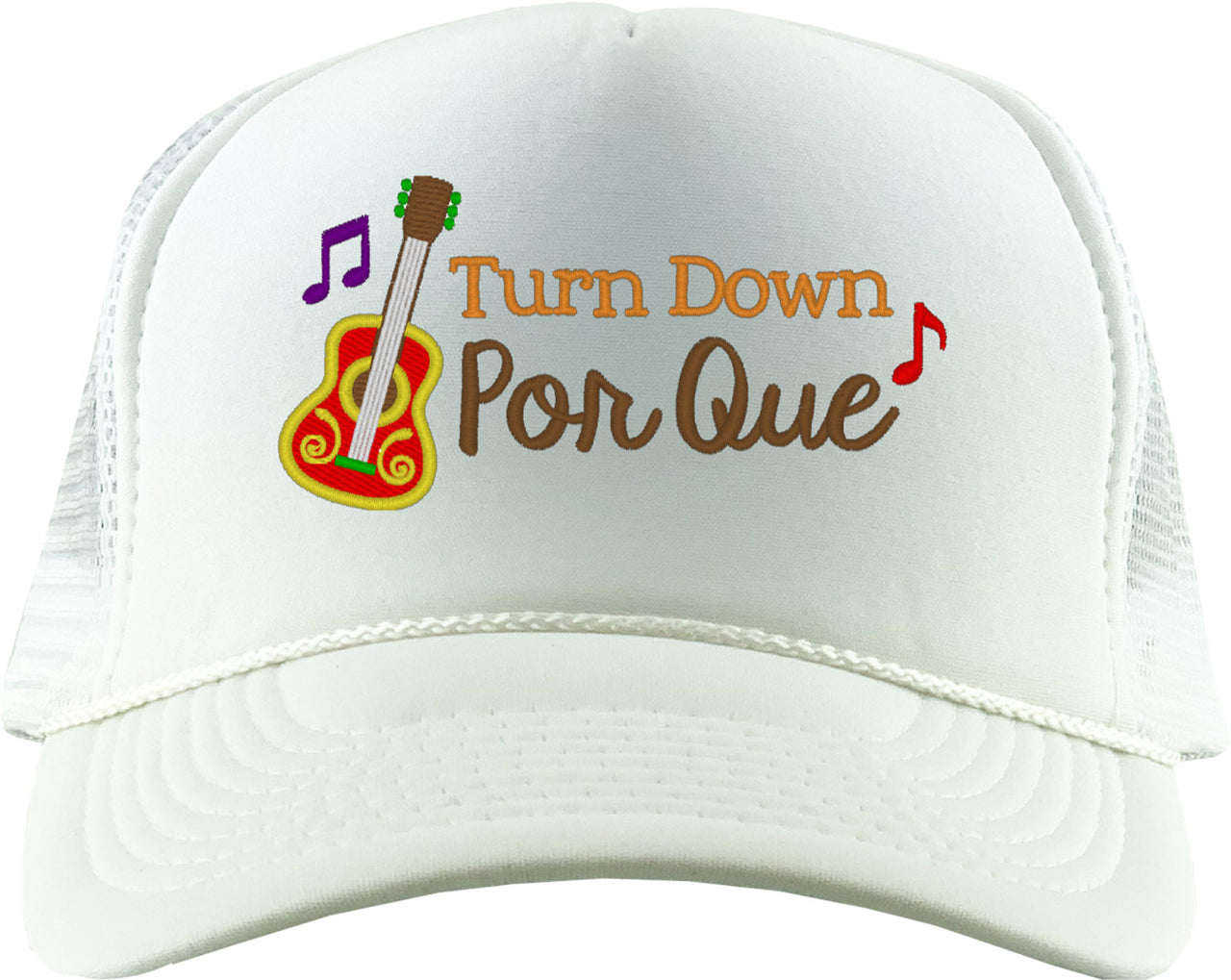Mexico Symbols Turn Down Por Que Foam Trucker Hat
