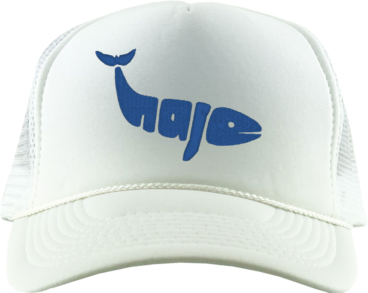 Whale Typography Foam Trucker Hat