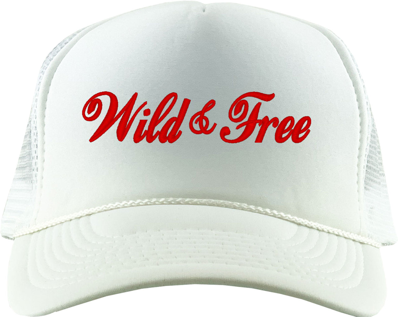 Wild And Free Foam Trucker Hat