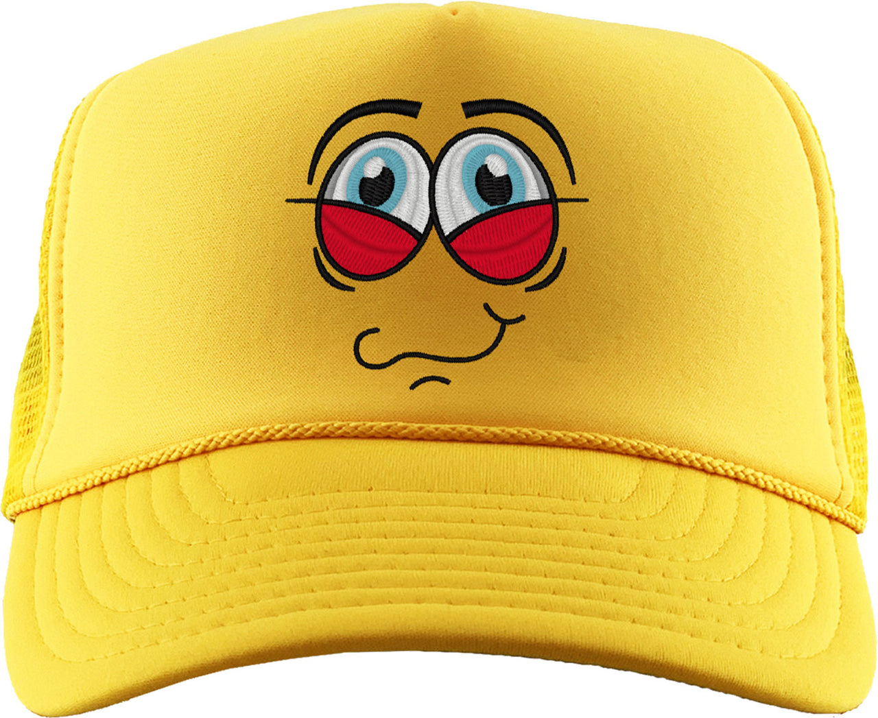 Emoji Happy Eyes Foam Trucker Hat