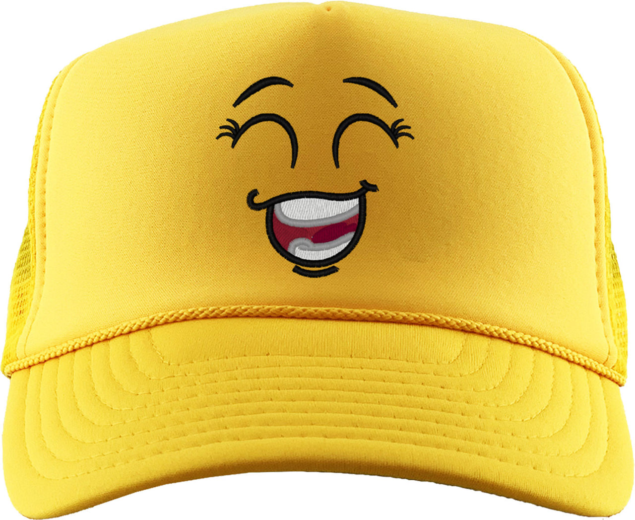 Emoji Smiling Face Foam Trucker Hat