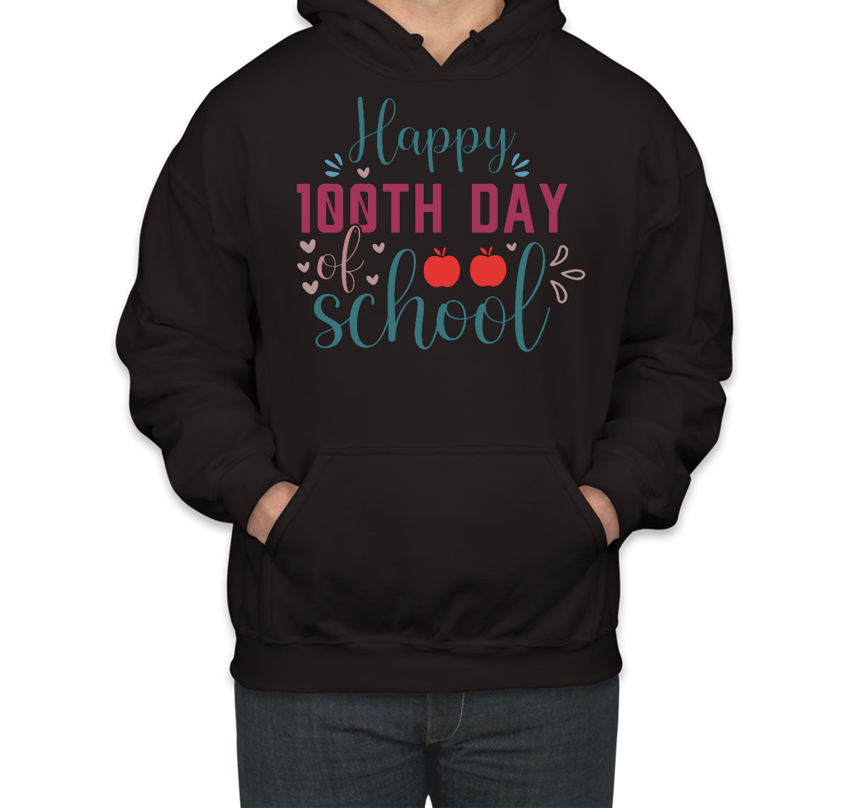 Happy 100th Day Of School Unisex Hoodie