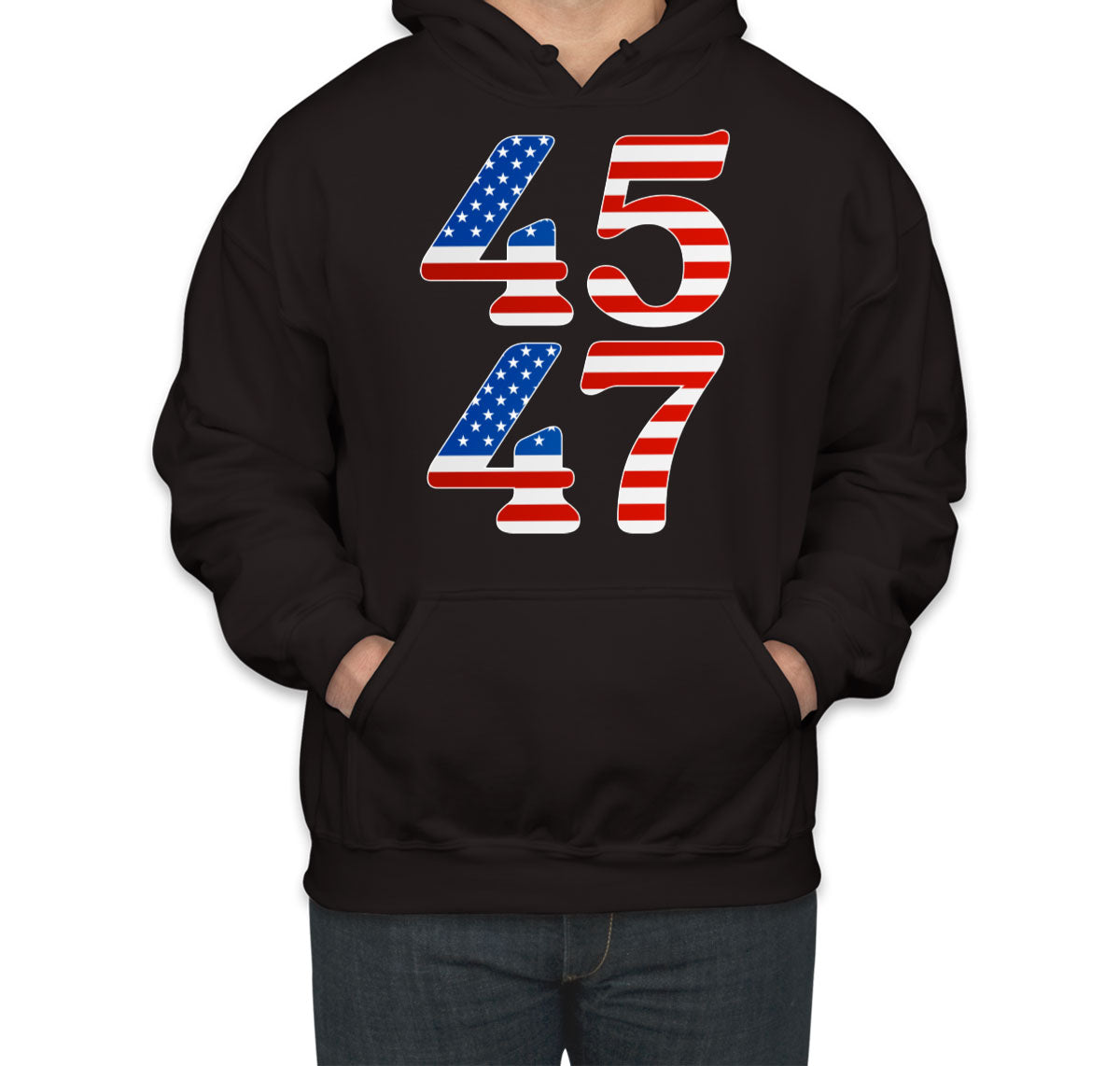 Trump 45 47 2024 Presidential Election Unisex Hoodie