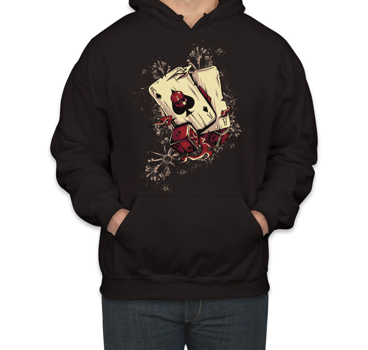 Ace Of Spaces Of Death And Dice Unisex Hoodie