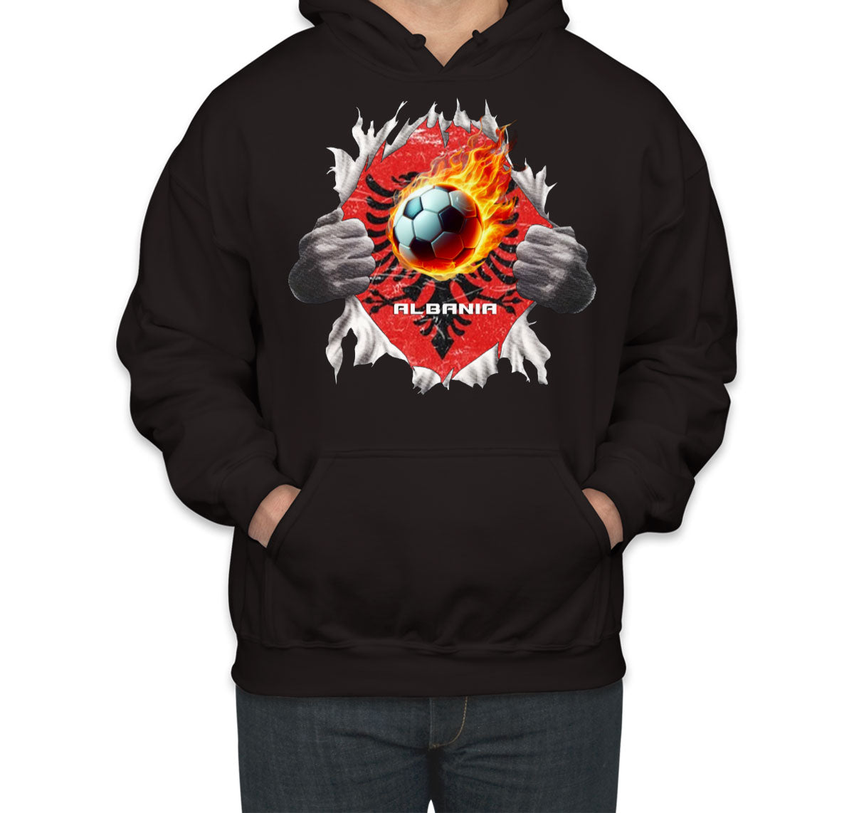 Albania Euro Cup Soccer Football Unisex Hoodie