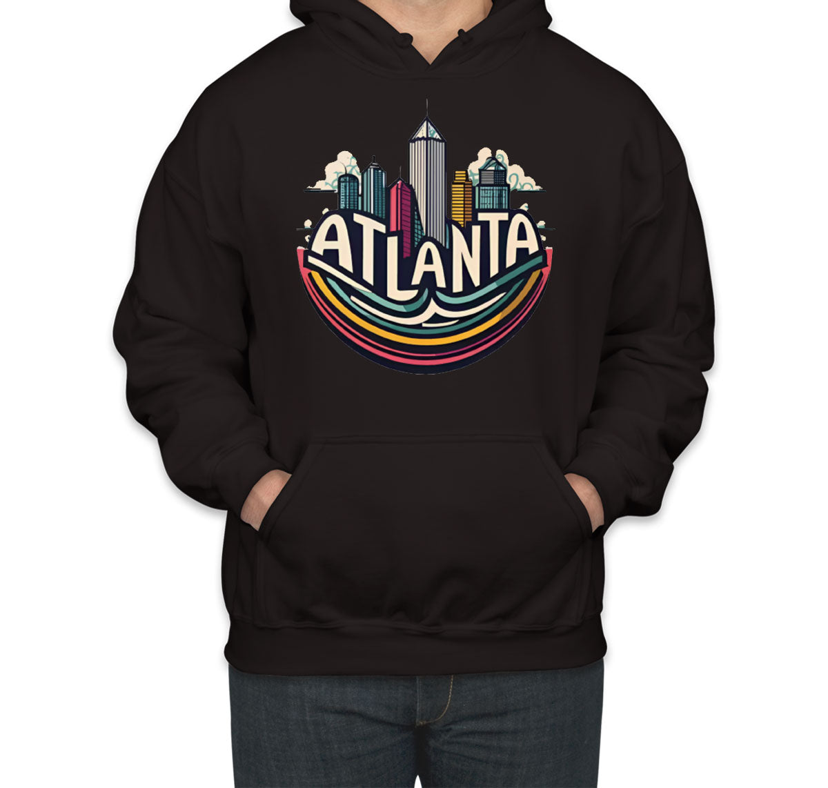 Atlanta Georgia Skyline Unisex Hoodie