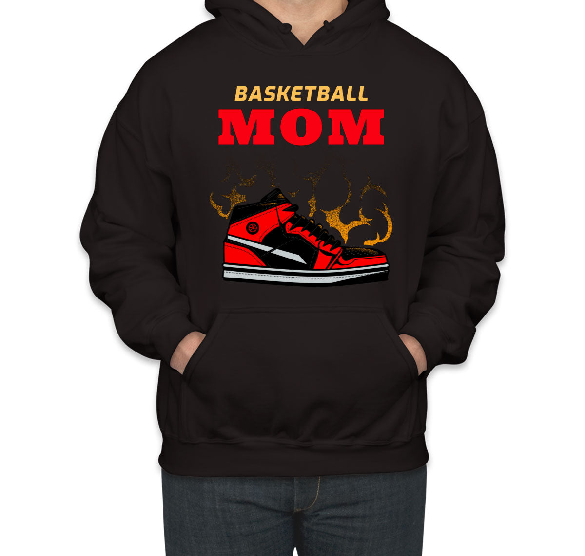 Basketball Mom Basketball Sneakers Unisex Hoodie