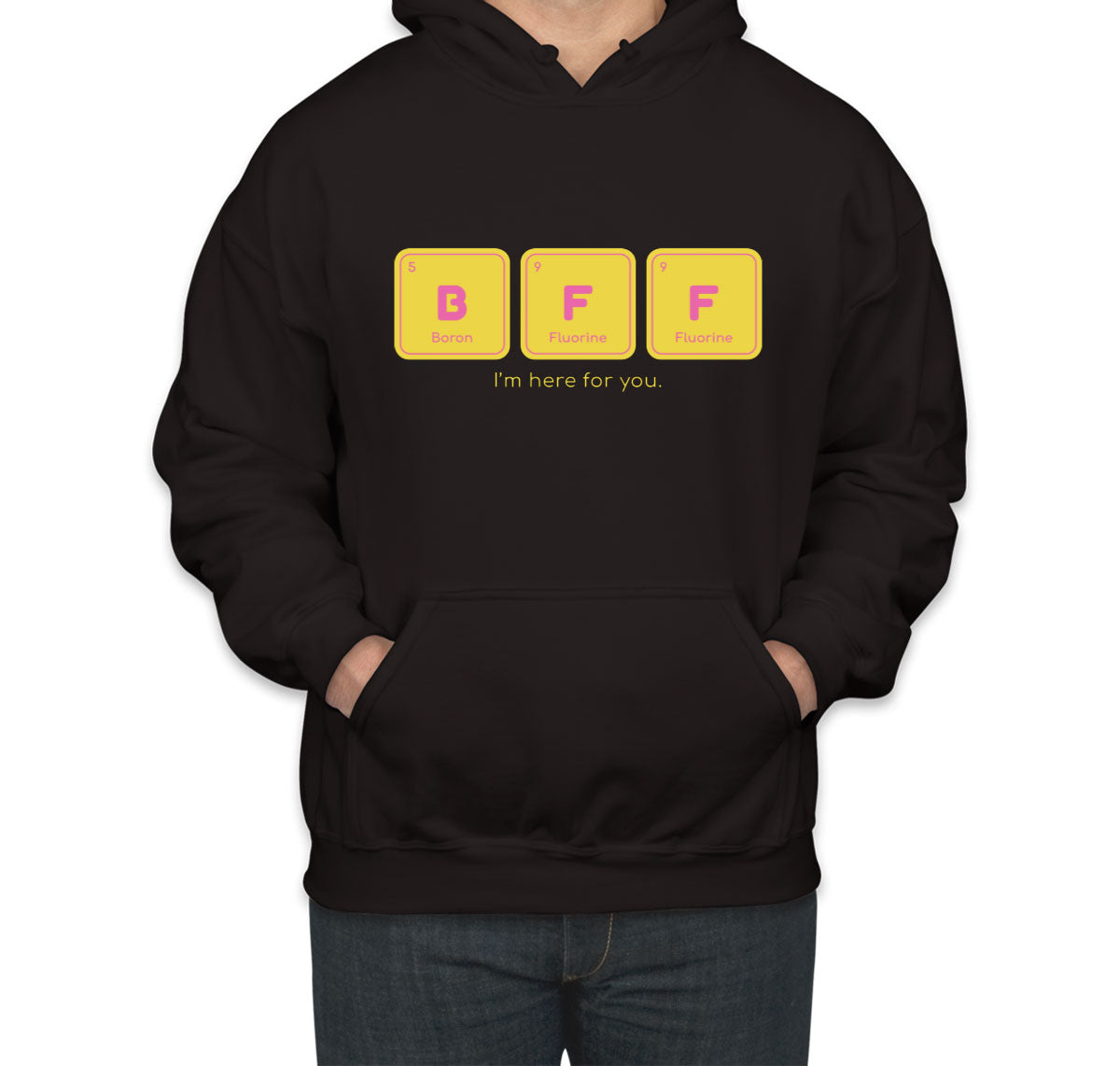 BFF Best Friends Forever Funny Periodic Table Unisex Hoodie
