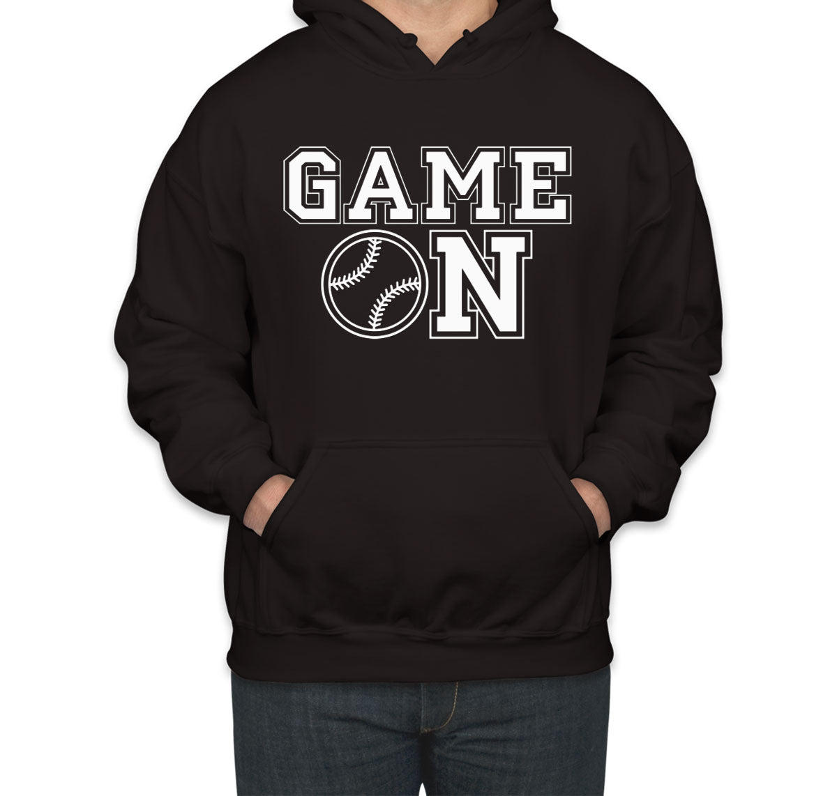 Baseball Game On Unisex Hoodie