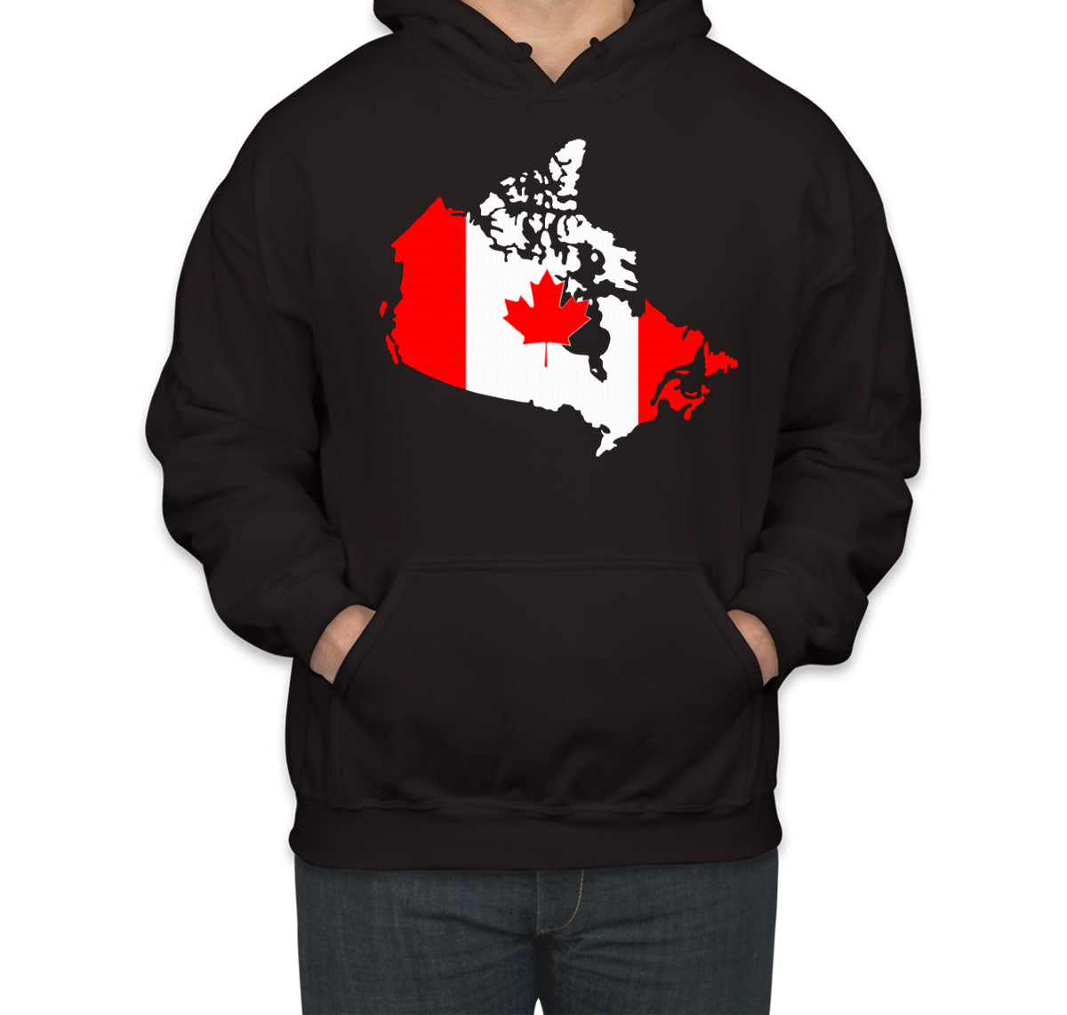 Canada Map Canada Flag Unisex Hoodie