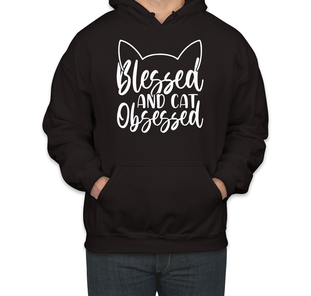 Blessed And Cat Obsessed Unisex Hoodie