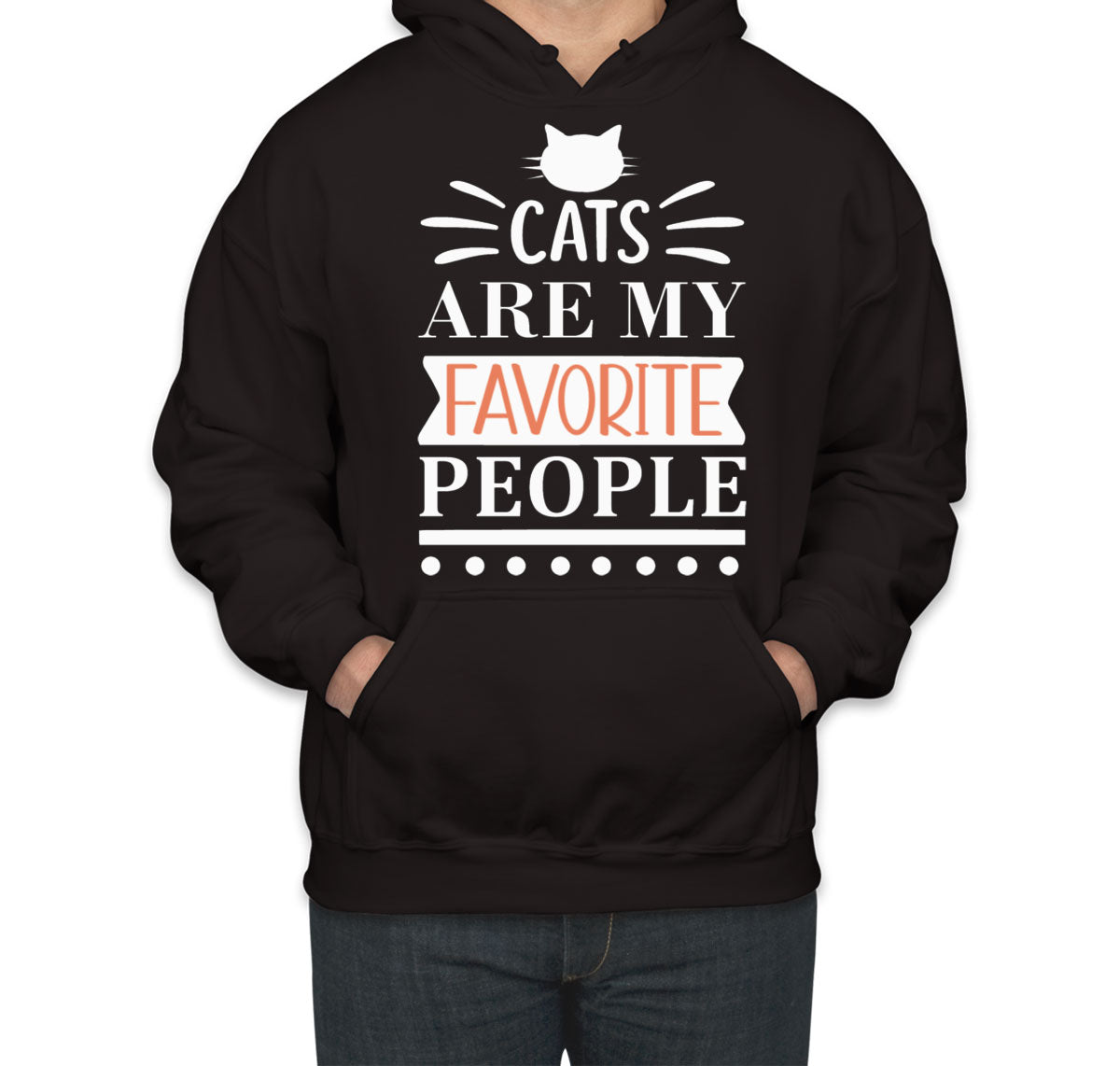 Cats Are My Favorite People Unisex Hoodie