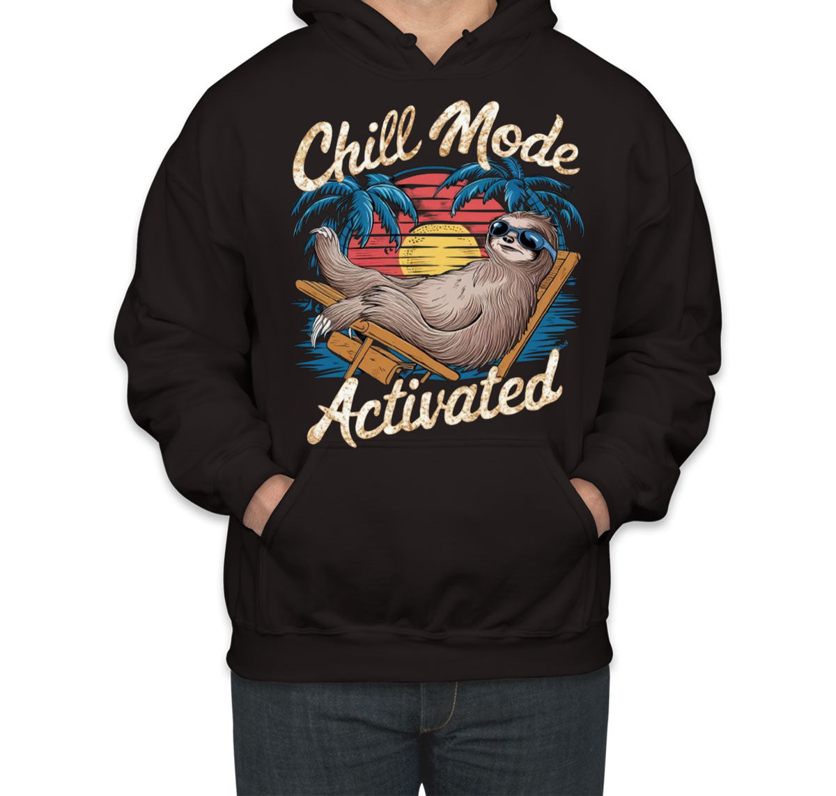 Chill Mode Activated Sloth Unisex Hoodie