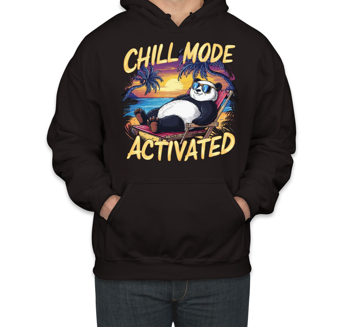 Chill Mode Activated Panda Unisex Hoodie