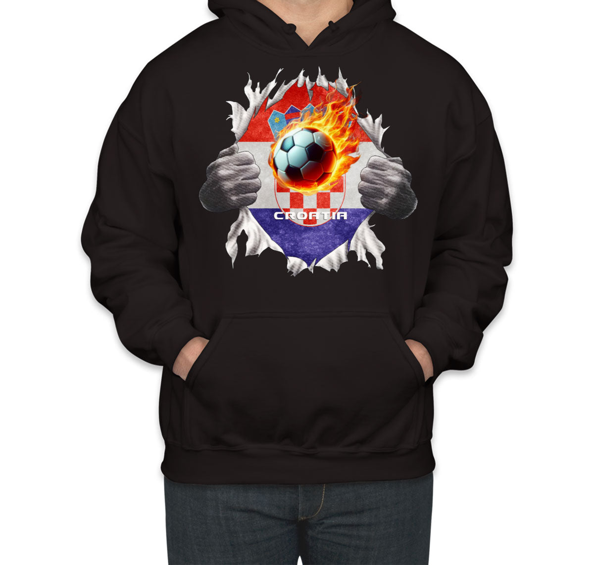 Croatia Euro Cup Soccer Football Unisex Hoodie