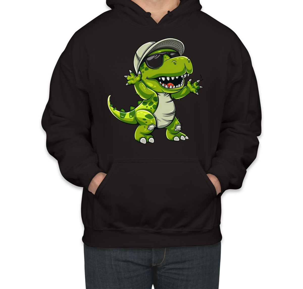 Dabbing Dinosaur Unisex Hoodie