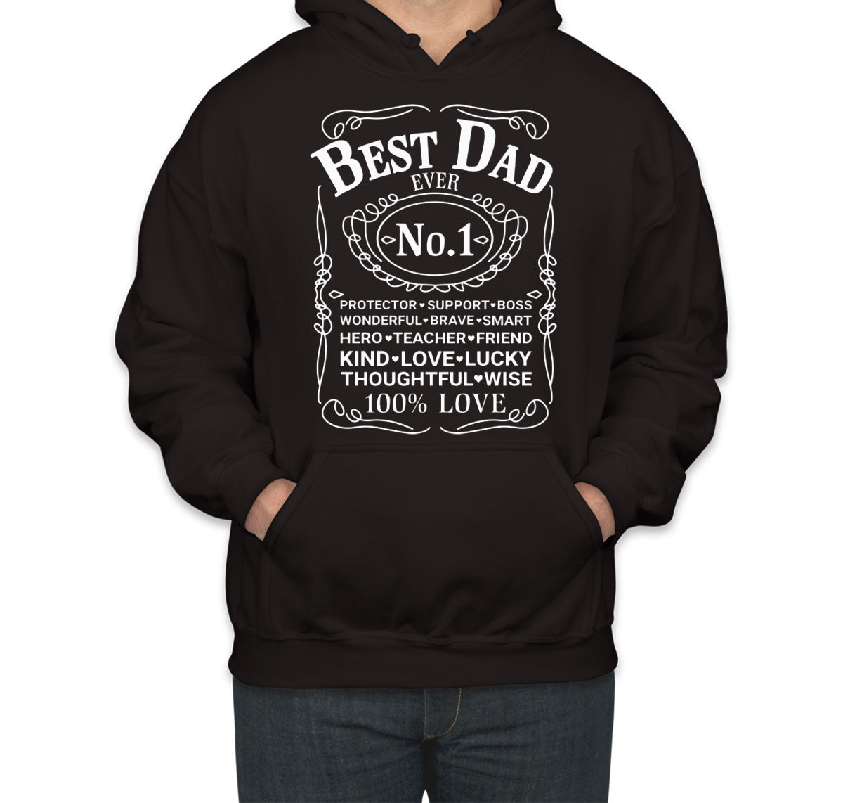 Best Dad Ever No.1 Father's Day Unisex Hoodie