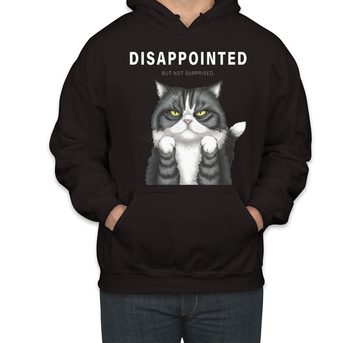 Disappointed Cat Unisex Hoodie