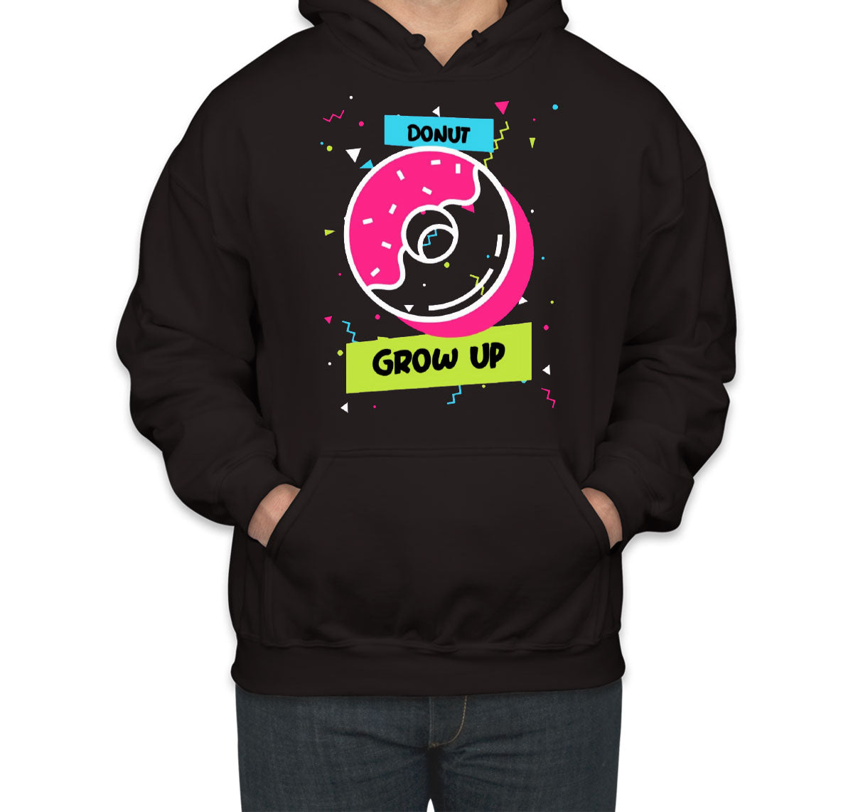 Donut Grow Up Birthday Unisex Hoodie