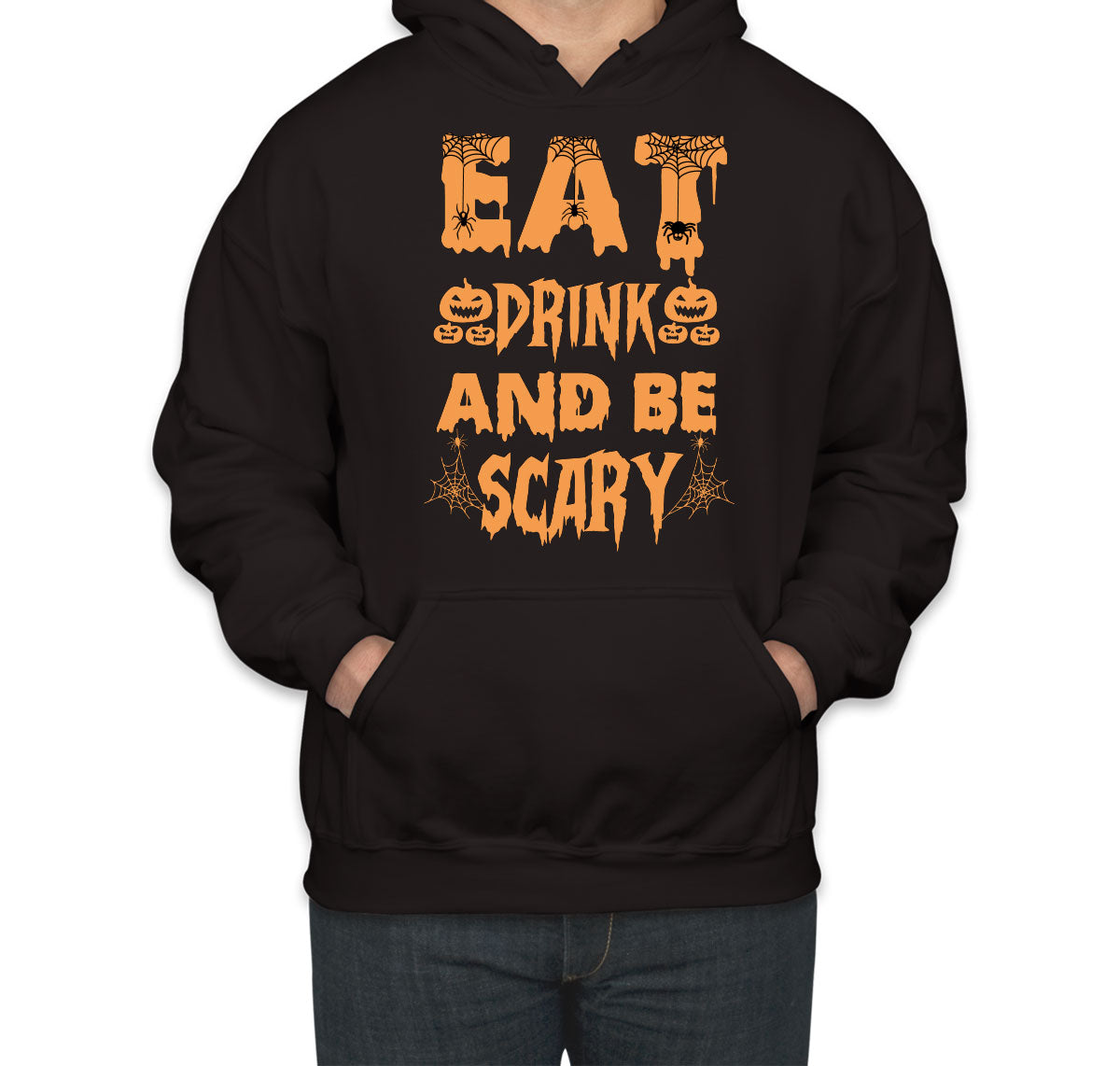 Eat Drink And Be Scary Halloween Unisex Hoodie