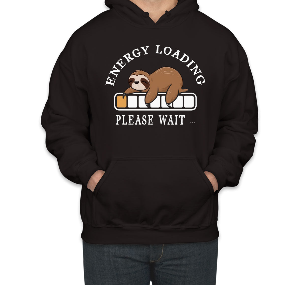 Energy Loading Please Wait Sloth Unisex Hoodie