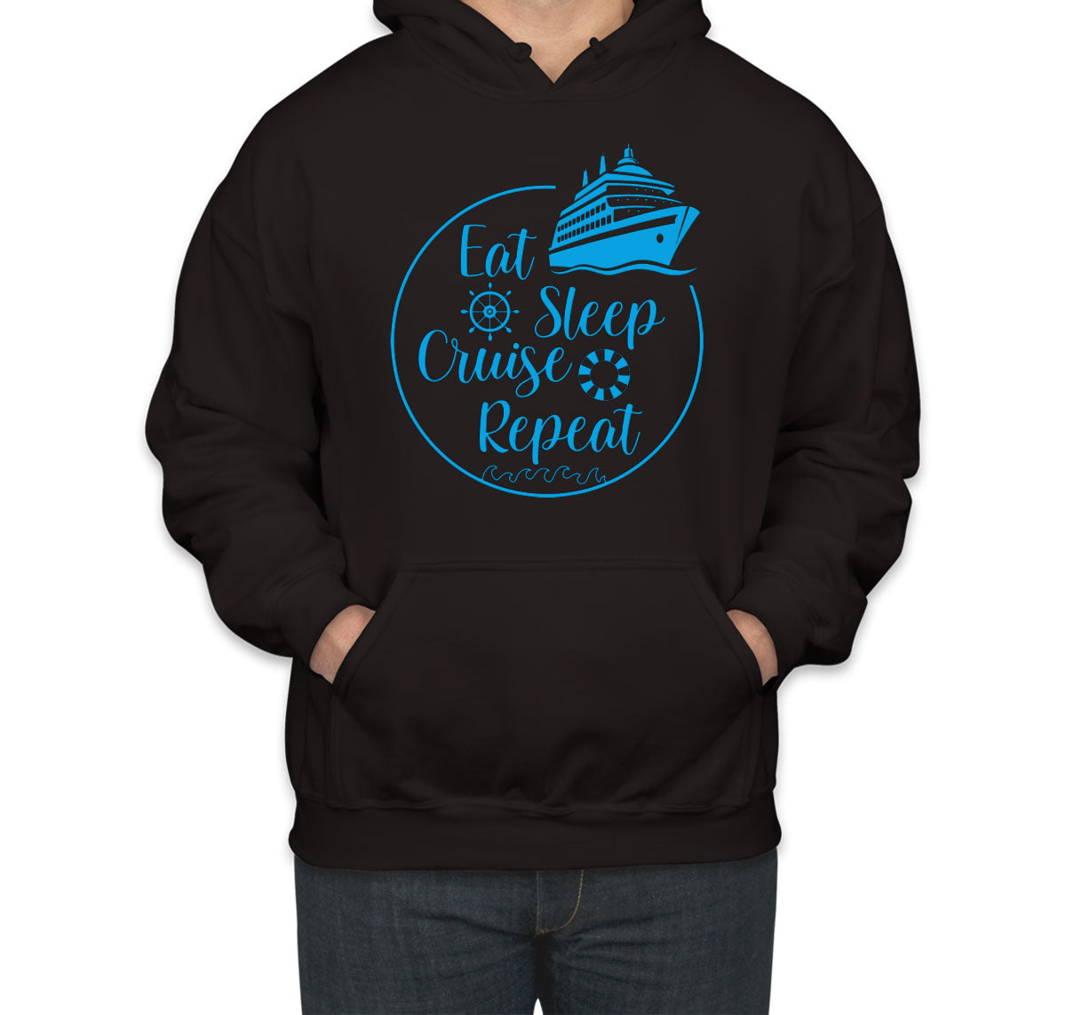 Eat Sleep Cruise Repeat Unisex Hoodie