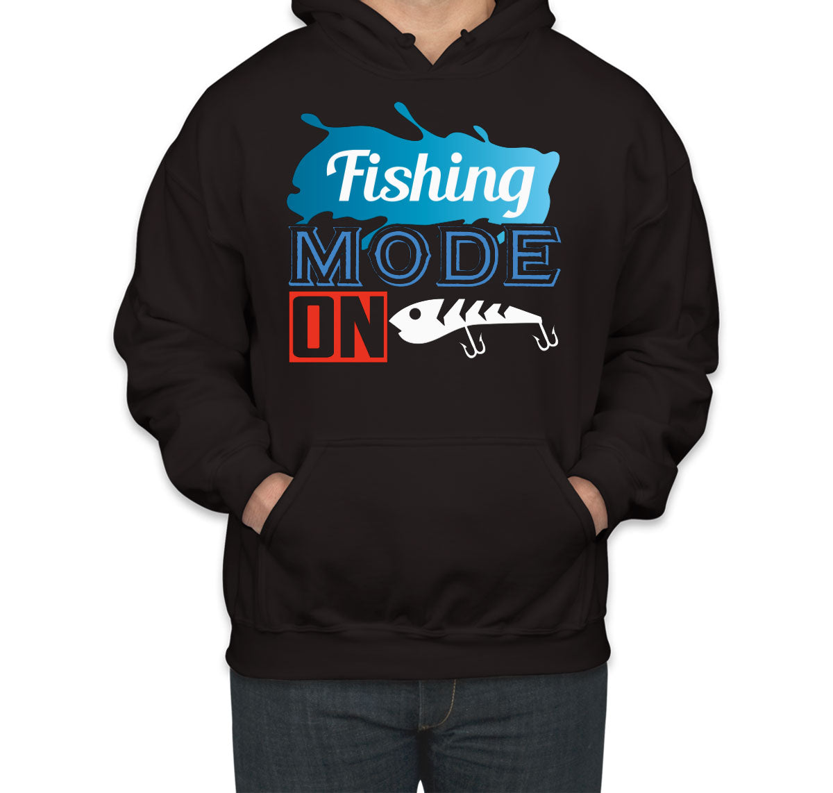 Fishing Mode On Unisex Hoodie