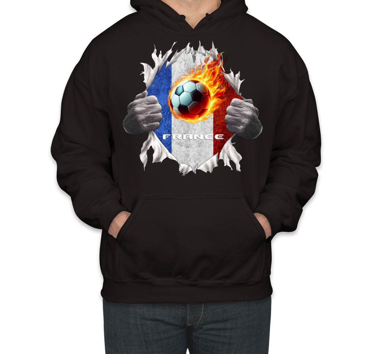 France Euro Cup Soccer Football Unisex Hoodie