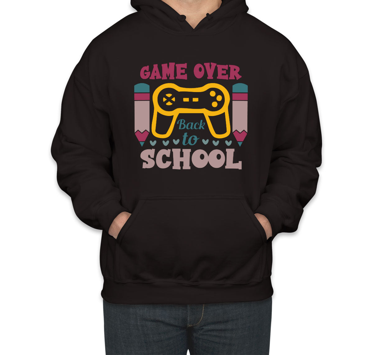 Game Over Back To School Unisex Hoodie