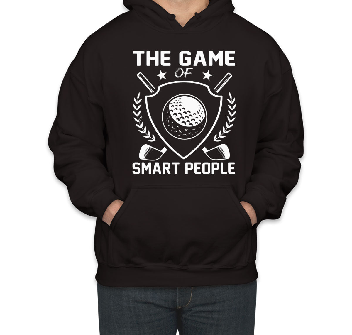 The Game Of Smart People Golf Unisex Hoodie