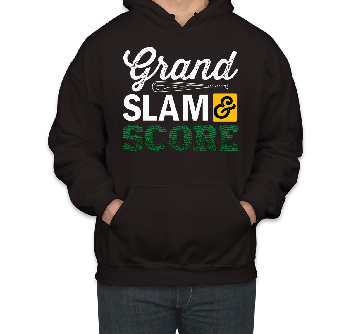Grand Slam And Score Baseball Bat Unisex Hoodie