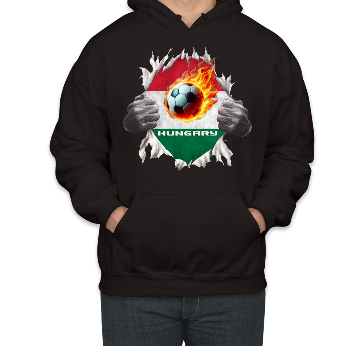 Hungary Euro Cup Soccer Football Unisex Hoodie