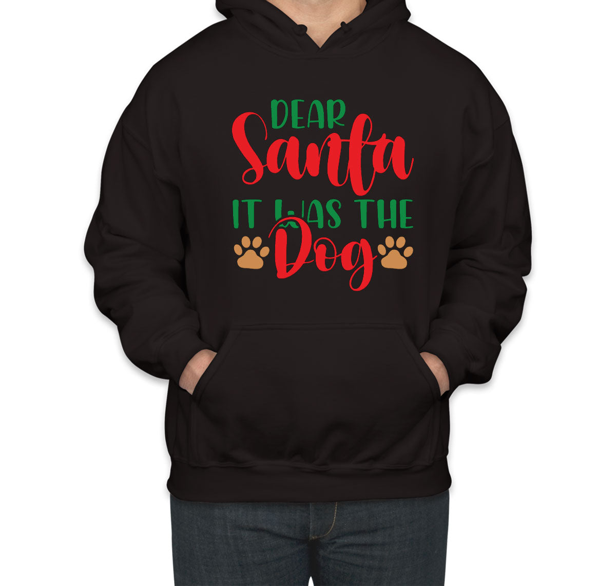 Dear Santa It Was The Dog Christmas Unisex Hoodie