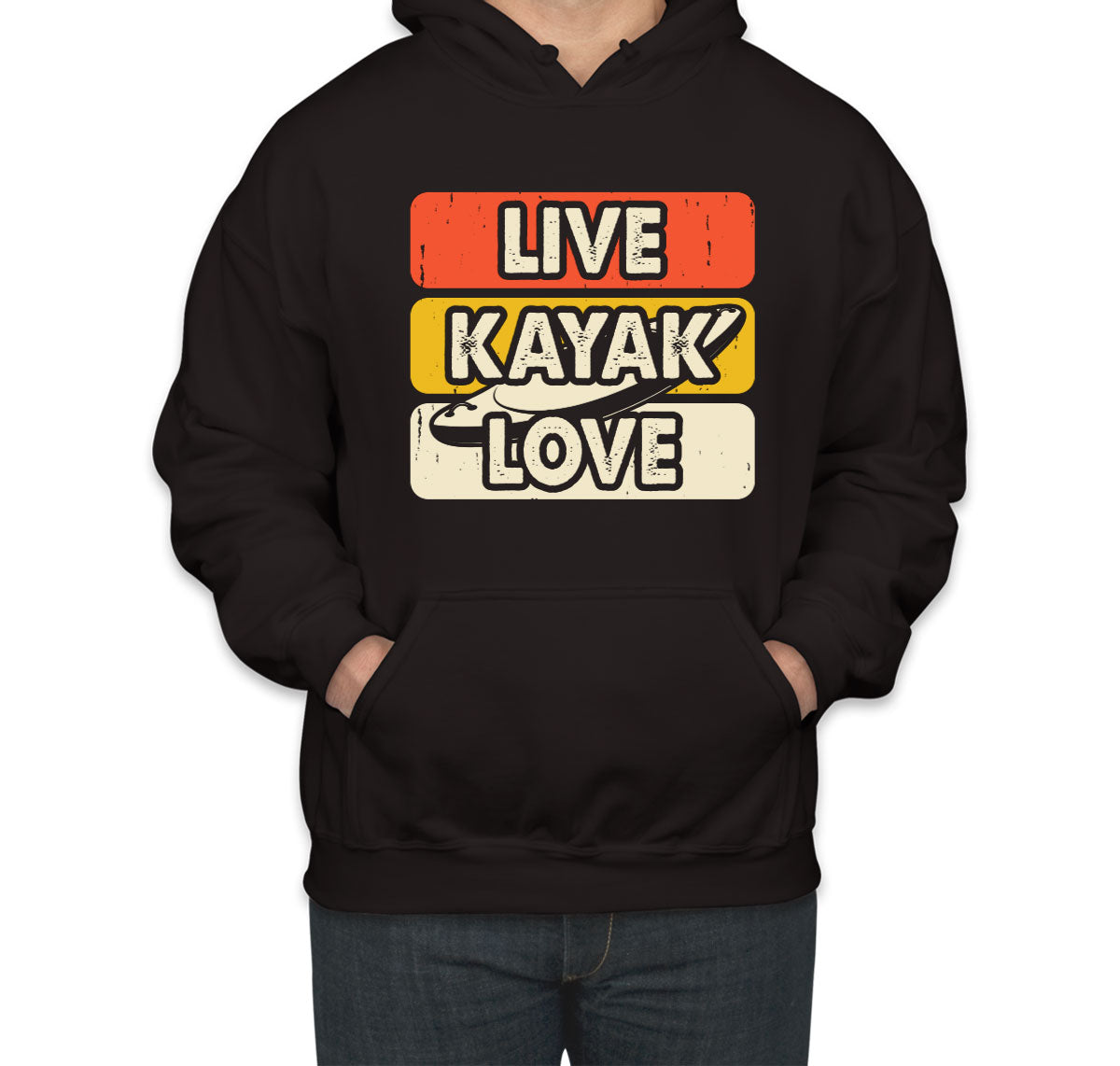Live Kayak Love Unisex Hoodie